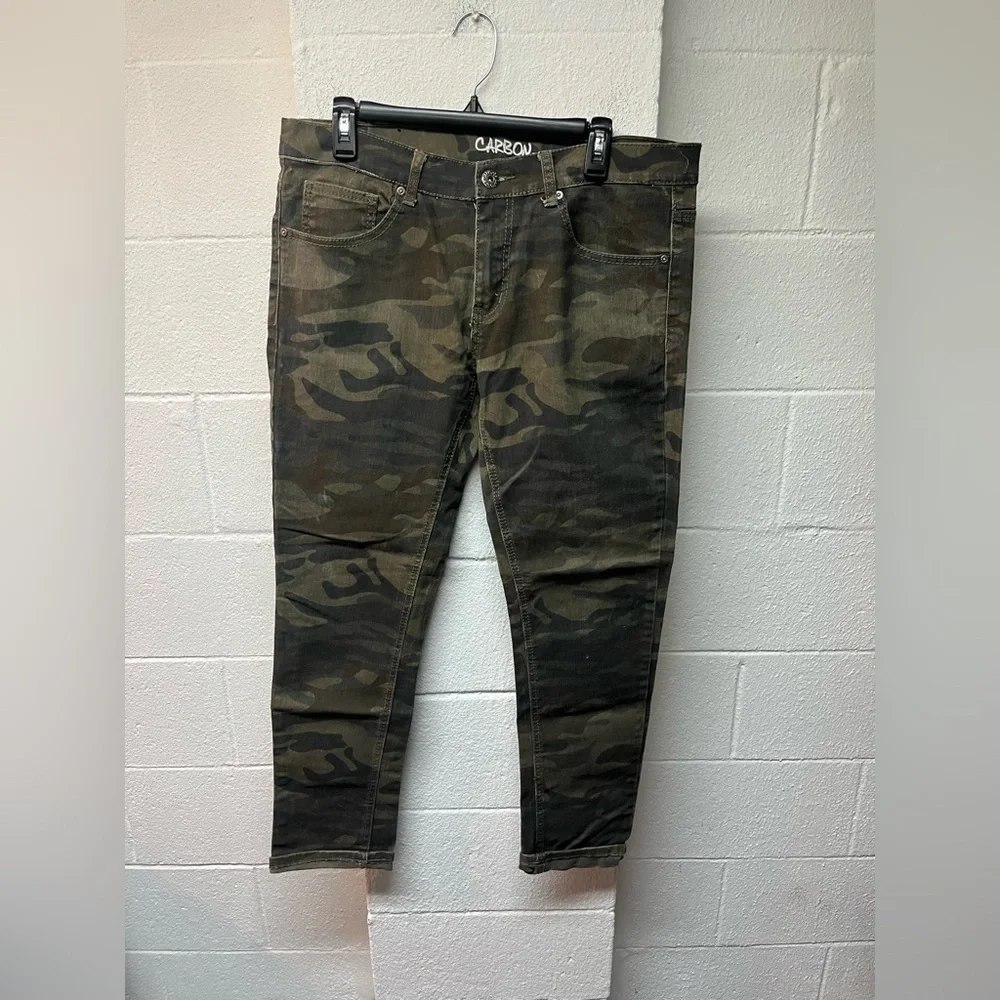 Carbon Men's Slim Camouflage Jeans